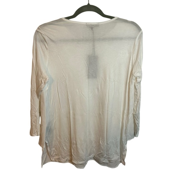 DG2 By Diane Gilman Classic White Layered Blouse - Picture 2 of 4
